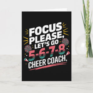 Focus Please Cheer Coach 5-6-7-8 Squad _2  Card
