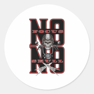 focus skull, sons with arthritis ibuprofen chapter classic round sticker