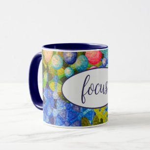 Focus Text On Quilt Design  Mug