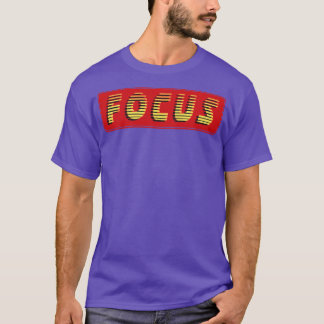Focus Vintage Retro Text T-Shirt