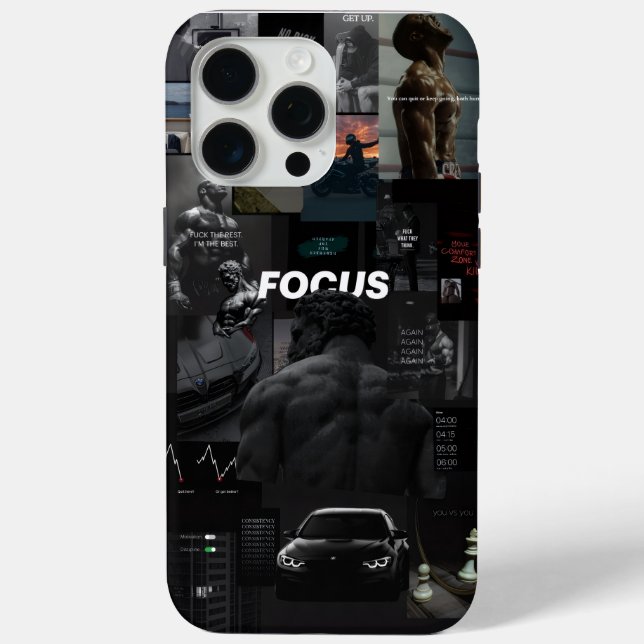 Focus Vision Board Case-Mate iPhone Case (Back)