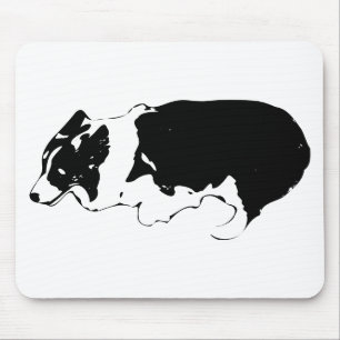 Focus with corgi momentum mouse pad