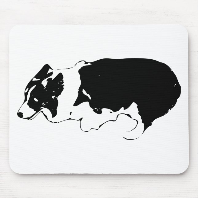Focus with corgi momentum mouse pad (Front)
