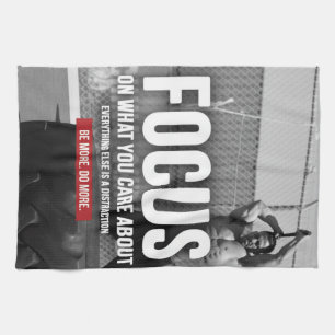 FOCUS - Workout Motivational Tea Towel
