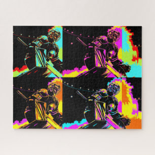 Focused and Ready - Ice Hockey Goalie Jigsaw Puzzle