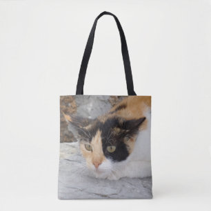 Focused Cat Tote Bag