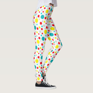 Focused Colourful Balls Abstract Leggings