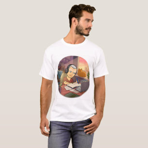 "Focused & Determined - Studious Laptop Work Tee f