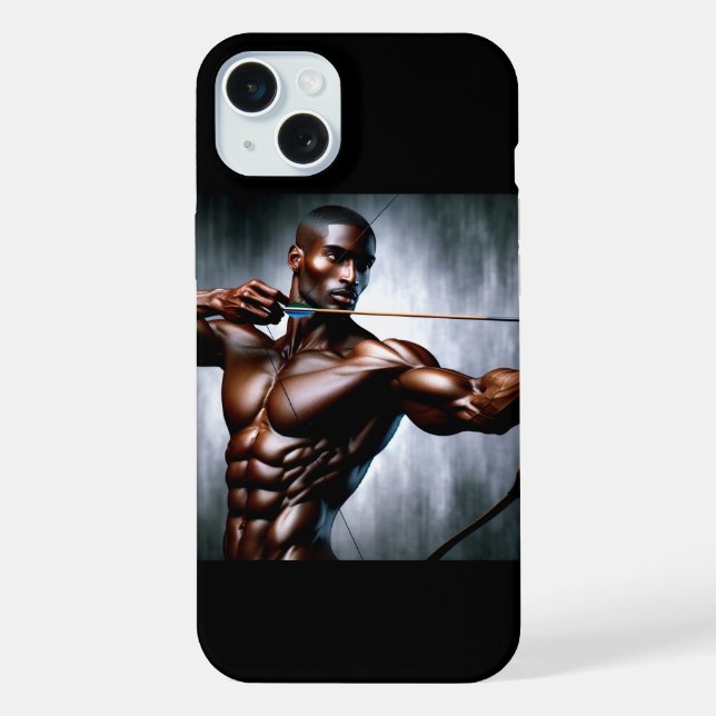 Focused Force: The Archer's Precision iPhone Case (Back)