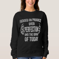 Focused on Progress Fitness Motivation Gym Tee