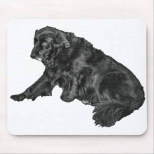 Focused Retriever, Velvet Desk Tones Mouse Pad
