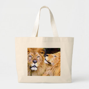 Focused & Strength_ Large Tote Bag