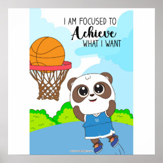 Focused to achieve what I want Wall art