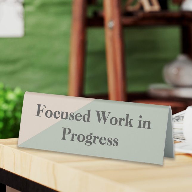 Focused Work Do Not Disturb Quiet Space Available (Focused Work Do Not Disturb Quiet Space Available Table Tent)