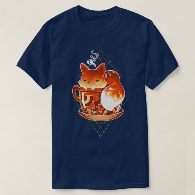 Foes and Coffee Ironic Caffeine T-Shirt (Design Front)