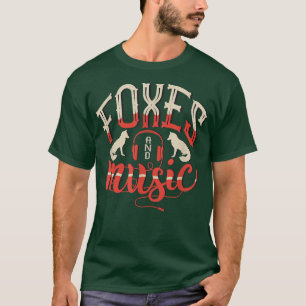 Foes and Music Notes Musician Clef Piano T-Shirt
