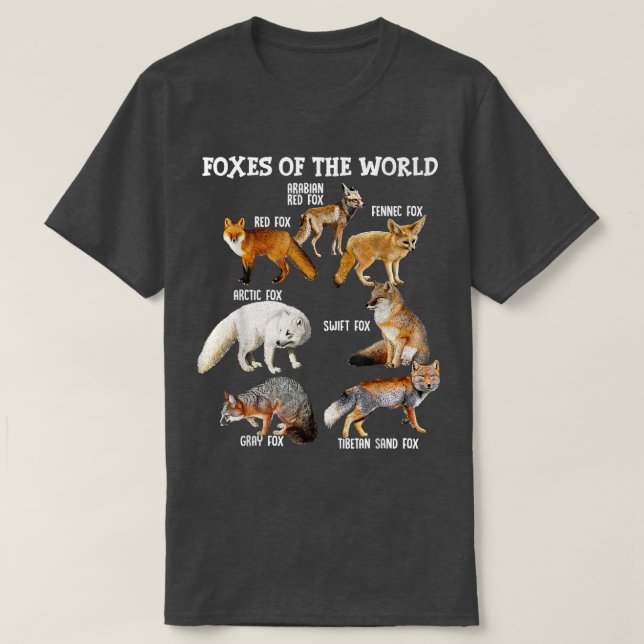 Foes Of The World Funny Fo Races Educational Wild  T-Shirt (Design Front)