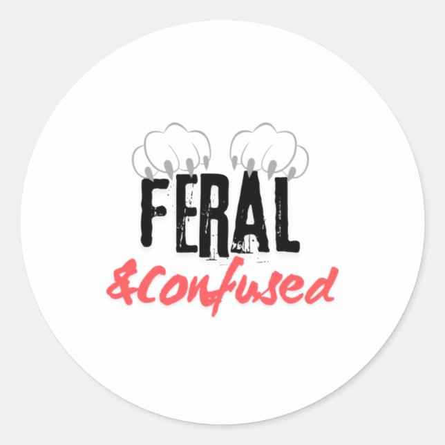 Foetal Confused Sticker  (Front)