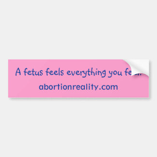 foetus bumper sticker