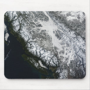 Fog and snow in British Columbia Mouse Pad