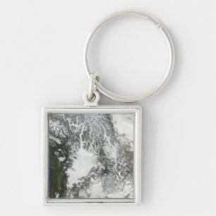 Fog and snow in the Pacific Northwest (true col Key Ring