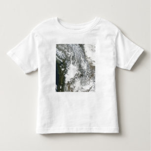 Fog and snow in the Pacific Northwest (true col Toddler T-Shirt
