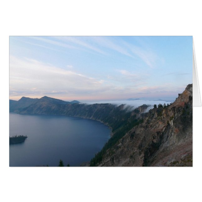Fog at Crater Lake (Front Horizontal)