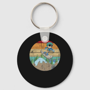 Fog Darkness Trickery Vintage Halloween Scene - Sp Key Ring
