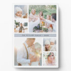 Fog Grey Stripe Photo Collage