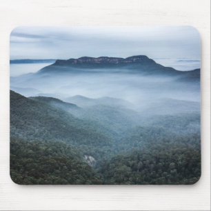 Fog Landscape Blue Mountains Mousepad