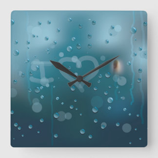 Fog of Love Square Wall Clock