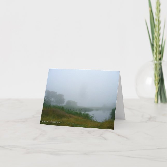 Fog on Georgica notecard (Front)