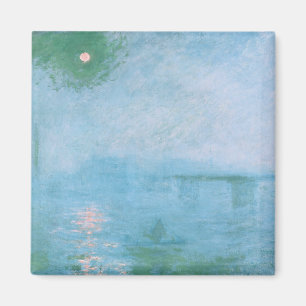 Fog on the Thames (by Claude Monet) Magnet