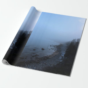 Fog Settling over Ingonish Beach Wrapping Paper