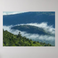 Fog Streaming by Connors Nubble, Acadia NP, Maine