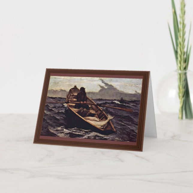 Fog Warning (The Fog Warning) By Homer Winslow Card (Front)