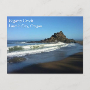 Fogarty Creek, Oregon Postcard