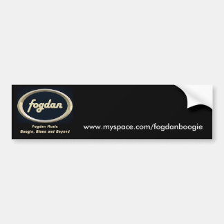 Fogdan Bumper Sticker - Customised