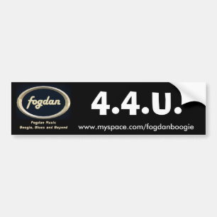 Fogdan Music Bumper Sticker
