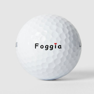 Foggia Italy, I love Foggia Golf Balls
