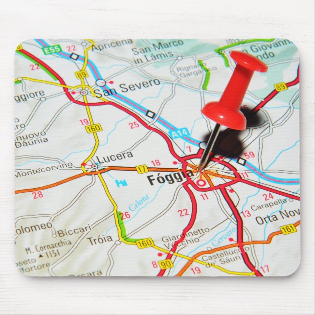 Foggia, Italy Mouse Pad (Front)