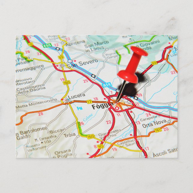 Foggia, Italy Postcard (Front)