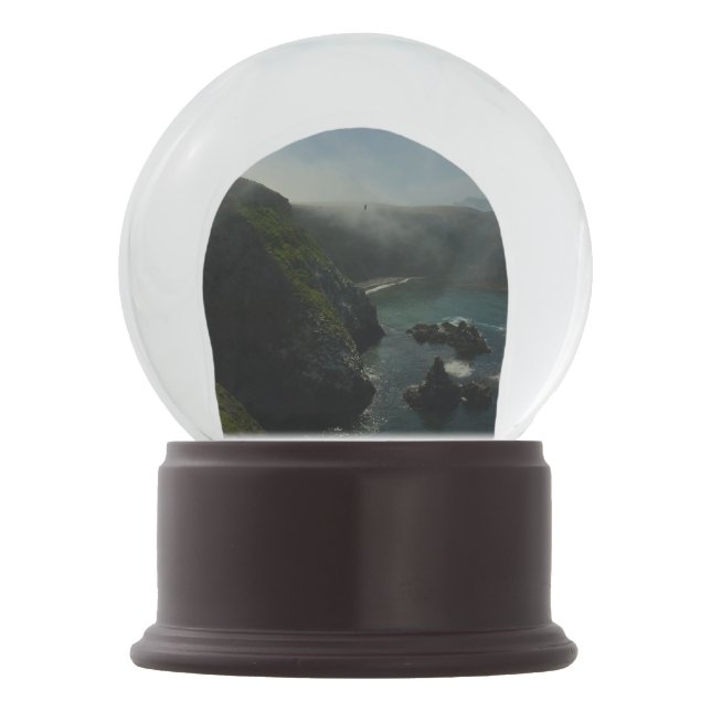 Foggy Anacapa Island at Channel Islands Snow Globe (Front)