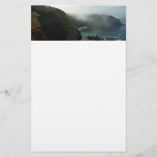 Foggy Anacapa Island at Channel Islands Stationery