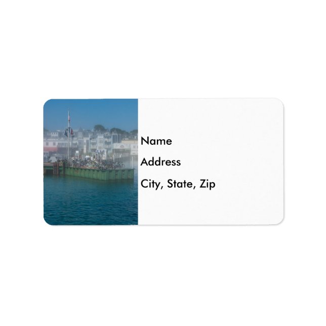 Foggy Bike Dock Label (Front)