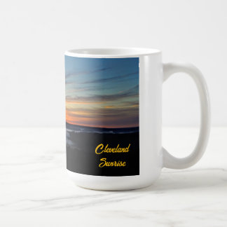 Foggy Cleveland Sunrise over the Metro Parks Coffee Mug