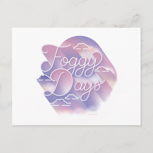 Foggy Days / Postcard (Front)