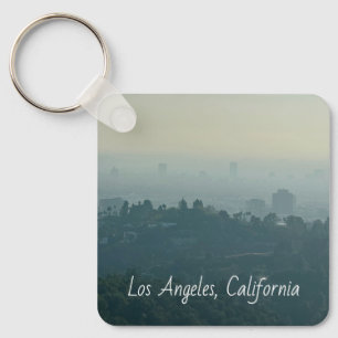 Foggy evening in LA Key Ring