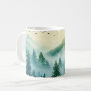 Foggy Forest Coffee Mug
