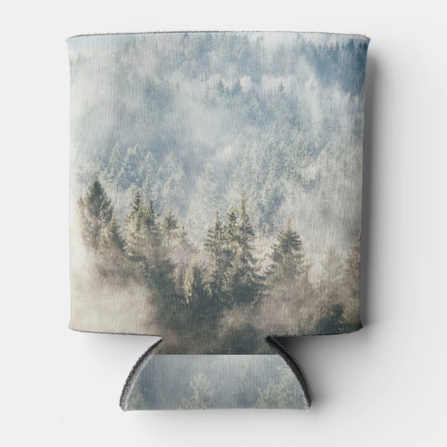 Foggy forest, mysterious woods scene can cooler (Front)
